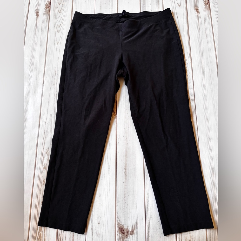 Eileen Fisher stretch crepe ankle pants